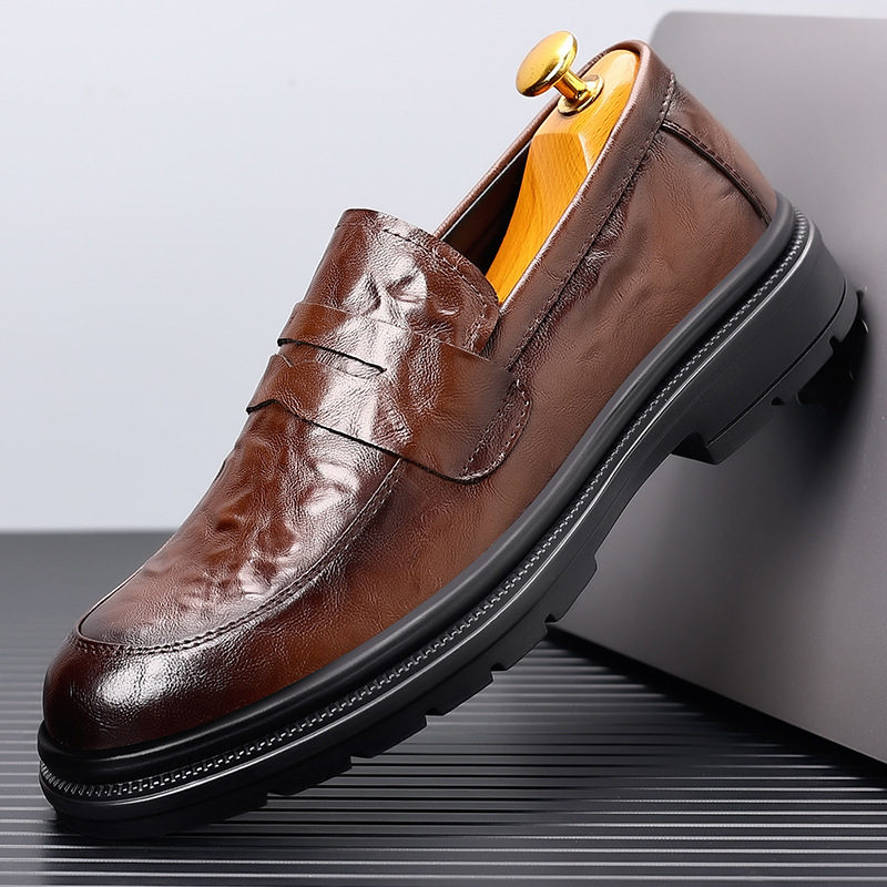 Men's leather shoes for casual - Men Formal Wear Office review and price