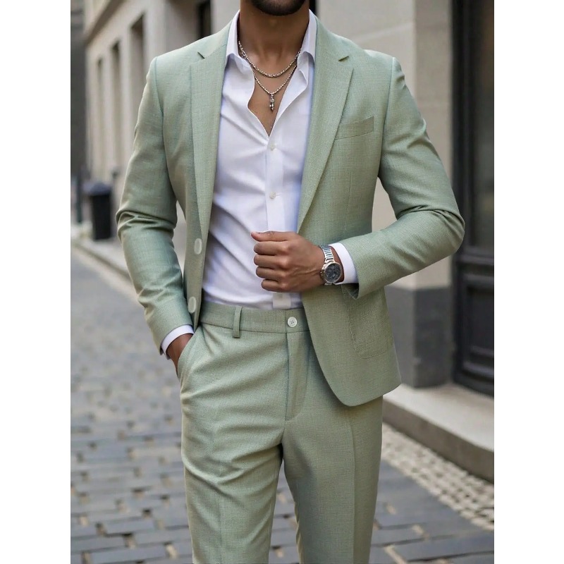 Business Men's Solid Color Sui - Men'S Formal Dinner Wear review and price