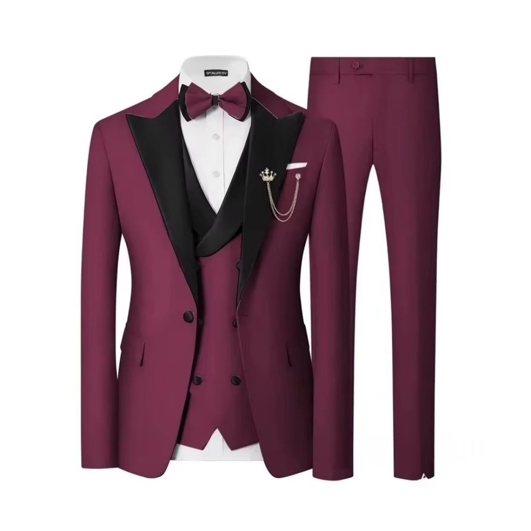 Men's Slim Fit 3 Piece Tuxedo  - Men'S Formal Dinner Wear review and price
