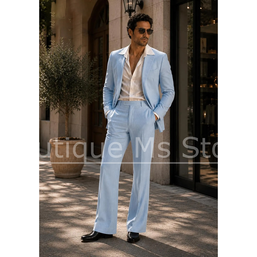 Two Piece Men Suit Peak Lapel  - Men Formal Party Wear Outfit review and price