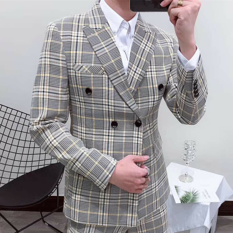 Latest New Style Smoking Plaid - Men'S Style Formal Wear review and price