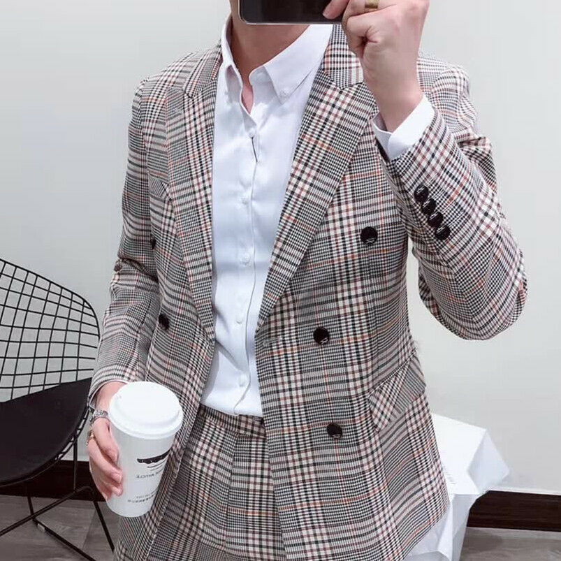 Latest New Style Smoking Plaid - Men'S Style Formal Wear review and price