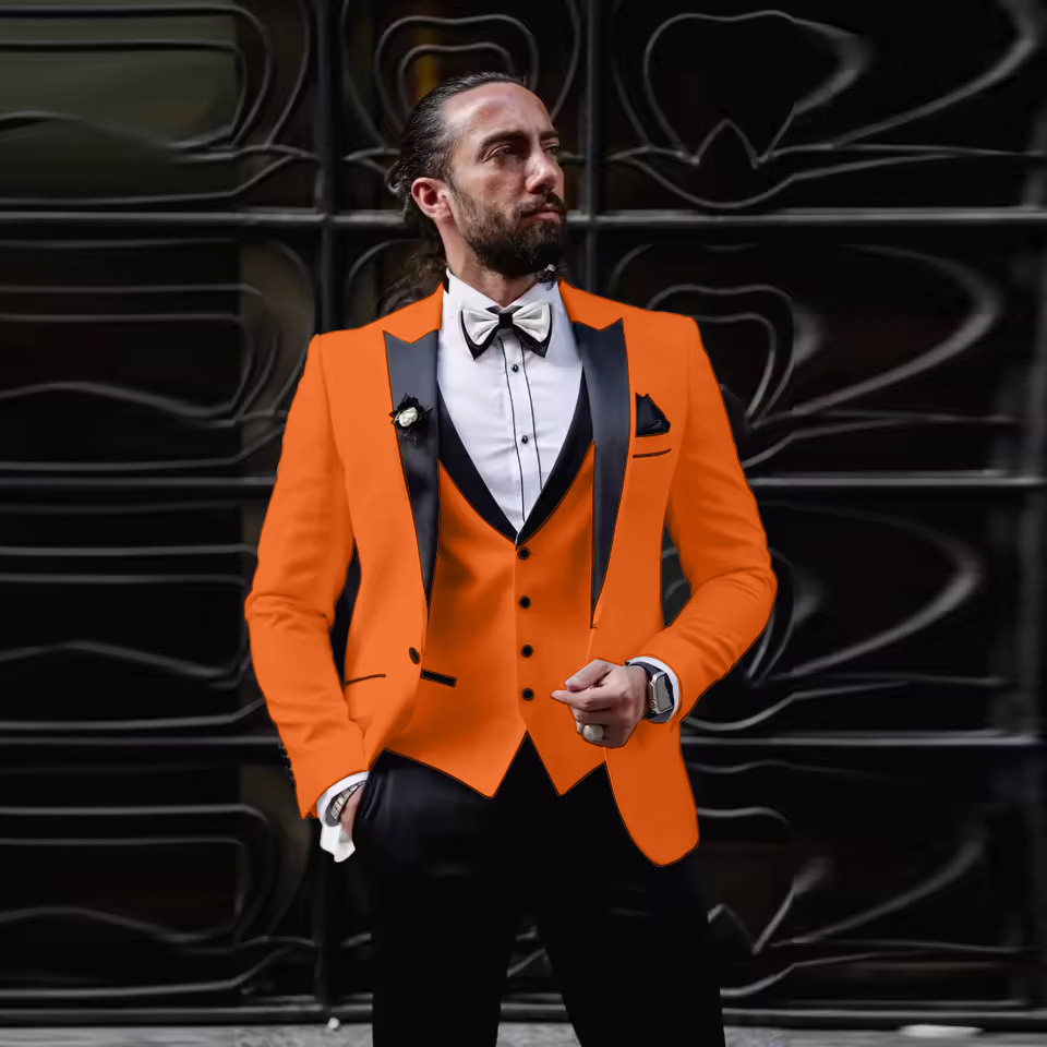 Men's Slim Fit 3 Piece Tuxedo  - Men'S Formal Dinner Wear review and price