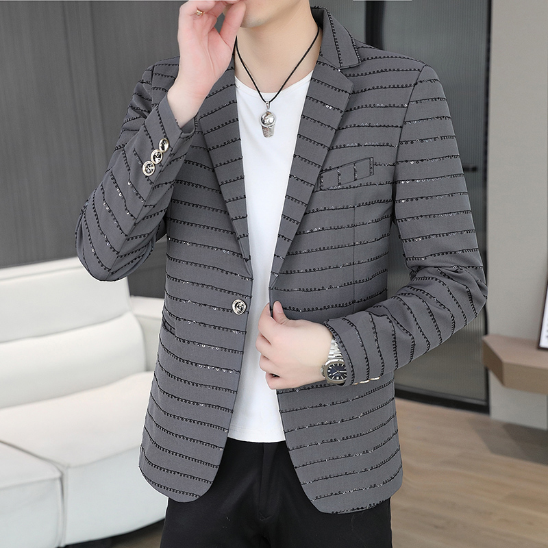 Blazer Men's Sequined High-end - Men'S Style Formal Wear review and price
